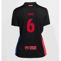 Camisa de Futebol Barcelona Paez Gavi #6 Equipamento Secundário Mulheres 2024-25 Manga Curta